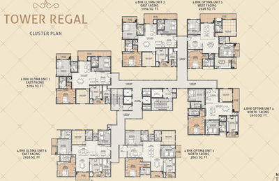 Project Image of 2187 Sq.ft 3 BHK Apartment / Flat for sale in Kothaguda for Rs. 30000000