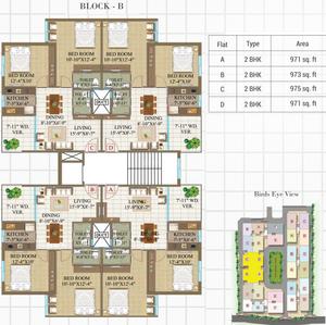 Project Image of 802.0 - 1312.0 Sq.ft 2 BHK Apartment for buy in GPS Meena Aurum