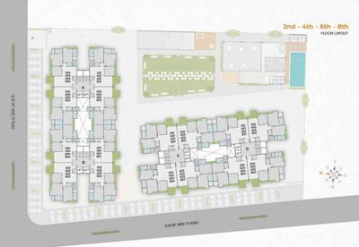 Project Image of 1144.0 - 1168.0 Sq.ft 3 BHK Apartment for buy in Shree Siddheshwar Holyland