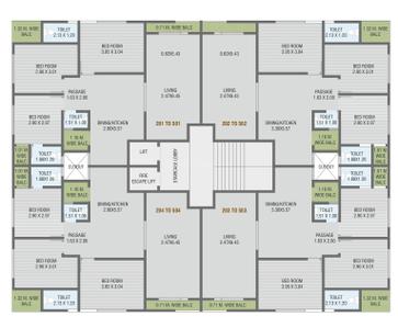 Project Image of 899.32 - 1183.49 Sq.ft 3 BHK Apartment for buy in Anmol Icon