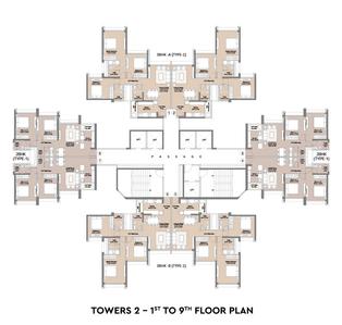 Project Image of 647.67 - 947.34 Sq.ft 2 BHK Apartment for buy in Sunteck Sky Park 2