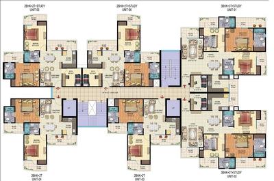 Project Image of 1575 Sq.ft 3 BHK Apartment / Flat for sale in Indirapuram for Rs. 13800000