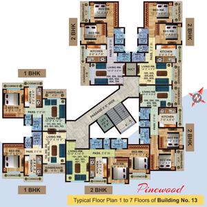 Project Image of 342.0 - 510.0 Sq.ft 1 BHK Apartment for buy in Jeevan Lifestyles