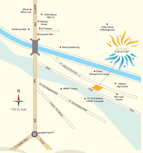 Project Image of 1150.0 - 1400.0 Sq.ft 2 BHK Apartment for buy in Sunrise Sarovar