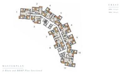 Project Image of 1110.0 - 1716.0 Sq.ft 2 BHK Apartment for buy in Monarch Aqua Block A