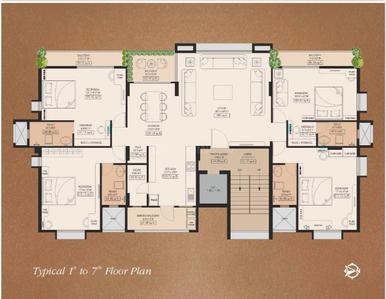 Project Image of 0.0 - 3205.0 Sq.ft 4 BHK Apartment for buy in Ashtavinayak Granduer