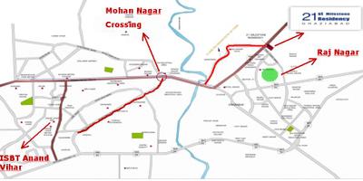 Project Image of 1674 Sq.ft 3 BHK Apartment / Flat for sale in Meerut Road Industrial Area for Rs. 18000000