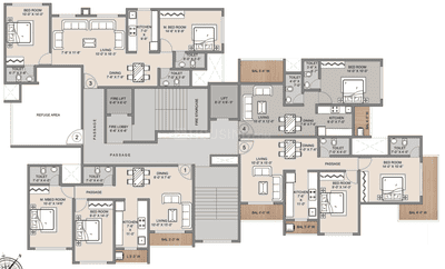 Project Image of 0.0 - 683.62 Sq.ft 2 BHK Apartment for buy in Infini Dwarka