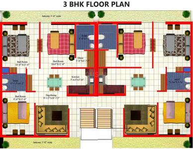 Project Image of 623.0 - 640.0 Sq.ft 2 BHK Apartment for buy in Dara Gold Homes