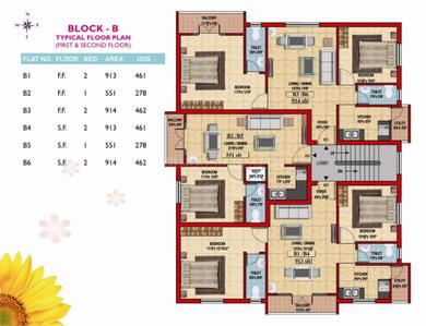 Project Image of 551.0 - 1014.0 Sq.ft 1 BHK Apartment for buy in Colorhomes Golden Classic