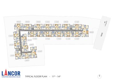 Project Image of 1000.0 - 2296.0 Sq.ft 2 BHK Apartment for buy in Lancor Infinys