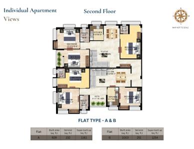 Project Image of 883.0 - 1254.0 Sq.ft 2 BHK Apartment for buy in Dishari Enclave