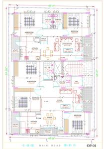 Saptagiri Nilayam Nilayam Typical Floor Cluster Plan 1