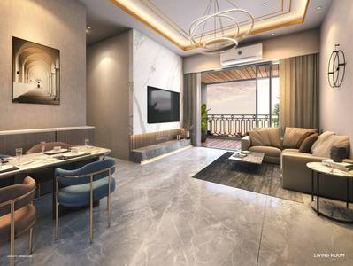 Project Image of 604.82 - 645.4 Sq.ft 2 BHK Apartment for buy in Trescon Triveni Pearl