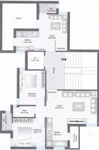 Project Image of 156.4 - 444.98 Sq.ft 1 RK Apartment for buy in Uday Apartment