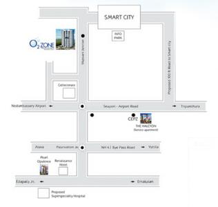 Project Image of 1340 Sq.ft 2 BHK Apartment / Flat for sale in Thrikkakara North for Rs. 6400000