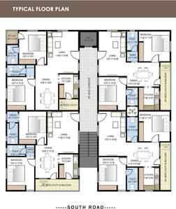 Project Image of 768.22 - 812.78 Sq.ft 2 BHK Apartment for buy in Brundavanam