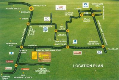 Project Image of 620.0 - 637.0 Sq.ft 2 BHK Apartment for buy in Spine City Residency Building C