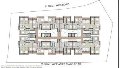 Project Image of 662.26 - 980.23 Sq.ft 2 BHK Apartment for buy in Pioneer The View