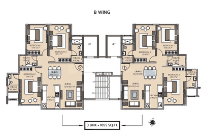 Project Image of 599.0 - 1060.0 Sq.ft 2 BHK Apartment for buy in DSS Mahavir Serene