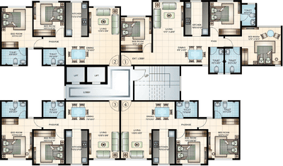Project Image of 591.0 - 738.0 Sq.ft 1 BHK Apartment for buy in DSS Tivon Park Wing E And F
