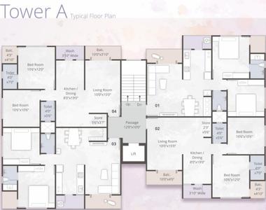 Project Image of 1175.0 - 1982.0 Sq.ft 2 BHK Apartment for buy in Unity Infra Platina