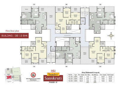 Project Image of 685.88 - 940.23 Sq.ft 2 BHK Apartment for buy in Dharmavat Sunder Sanskruti Phase 4