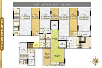 Project Image of 410.0 - 664.13 Sq.ft 1 BHK Apartment for buy in Shantee Muktangan Residency