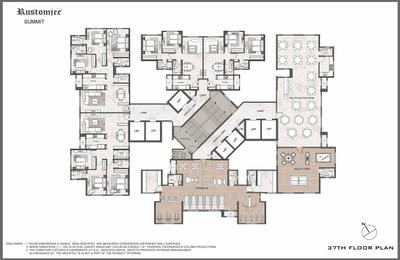 Project Image of 1208 Sq.ft 3 BHK Apartment / Flat for sale in Borivali East for Rs. 31000000