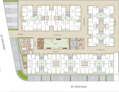 Project Image of 543.36 - 924.19 Sq.ft 2 BHK Apartment for buy in Shreenath The Parkside