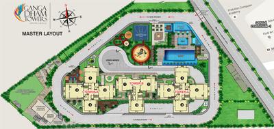 Project Image of 1700.0 - 4800.0 Sq.ft 3 BHK Apartment for buy in Goel Ganga Ganga Dham Towers