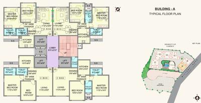 Project Image of 742.0 - 1098.0 Sq.ft 2 BHK Apartment for buy in Pride Park Royale AB Wing