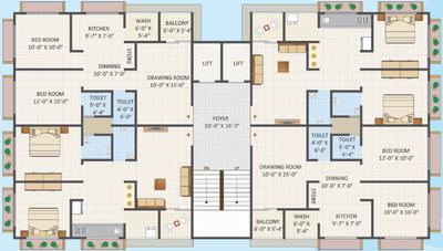 Project Image of 1791.0 - 2691.0 Sq.ft 2 BHK Apartment for buy in P And P Prarthna Exotica