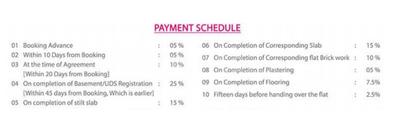 DAC Purva Down Payment 1