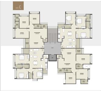 Project Image of 1935 Sq.ft 3 BHK Apartment / Flat for sale in Tragad for Rs. 7500000