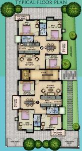 Project Image of 950.0 - 956.0 Sq.ft 3 BHK Apartment for buy in Navins Triveni