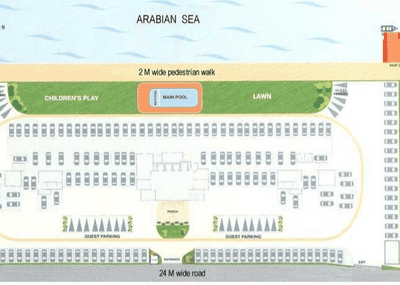 Project Image of 1100 Sq.ft 2 BHK Apartment / Flat for sale in Marine Drive for Rs. 12000000