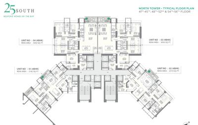 Project Image of 1464.22 - 7250.0 Sq.ft 3 BHK Apartment for buy in 25 South