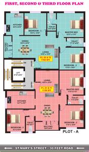 Project Image of 1136.0 - 1210.0 Sq.ft 3 BHK Apartment for buy in Eeshani Narmadha