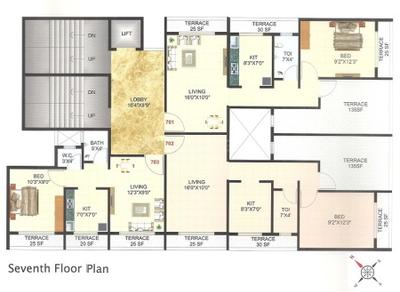 Project Image of 620.0 - 1110.0 Sq.ft 1 BHK Apartment for buy in Jay Corner