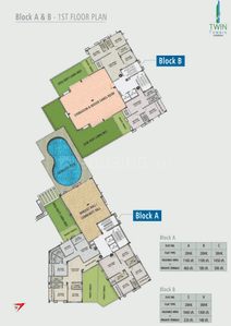 Project Image of 1040.0 - 1730.0 Sq.ft 2 BHK Apartment for buy in Bhawani Twin Towers
