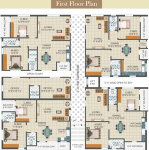 Project Image of 1050.0 - 1500.0 Sq.ft 2 BHK Apartment for buy in Srita Splendor