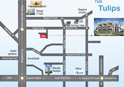 Project Image of 945.0 - 965.0 Sq.ft 2 BHK Apartment for buy in TMR Tulips