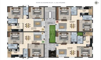 Project Image of 918.0 - 939.0 Sq.ft 2 BHK Apartment for buy in Urban Heritage