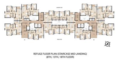 Project Image of 621.0 - 908.0 Sq.ft 2 BHK Apartment for buy in Shapoorji Pallonji Joyville Howrah Tower B3 And B4 Western Heights A And B