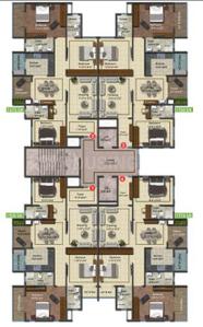 Project Image of 1675.0 - 2205.0 Sq.ft 3 BHK Apartment for buy in DSR Eden Greens