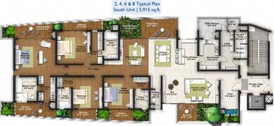 Project Image of 4540.0 - 9200.0 Sq.ft 4 BHK Penthouse for buy in Assetz 27 Park Avenue