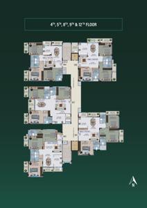 Project Image of 1596.0 - 1794.0 Sq.ft 3 BHK Apartment for buy in Mahaveer Amber Woods