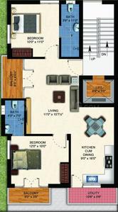 Green Dakshin Dakshin Cluster Plan From 1st To 3rd Floor 1