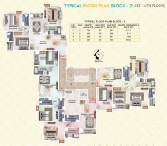 Project Image of 448.96 - 723.98 Sq.ft 2 BHK Apartment for buy in Paradise Peony